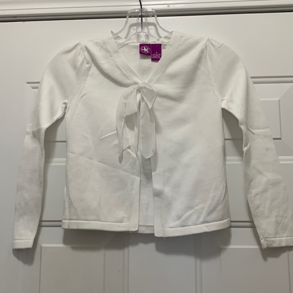 J. Khaki Other - 4/$10 J. Khaki 💯% cotton girls white cardigan sweater size small